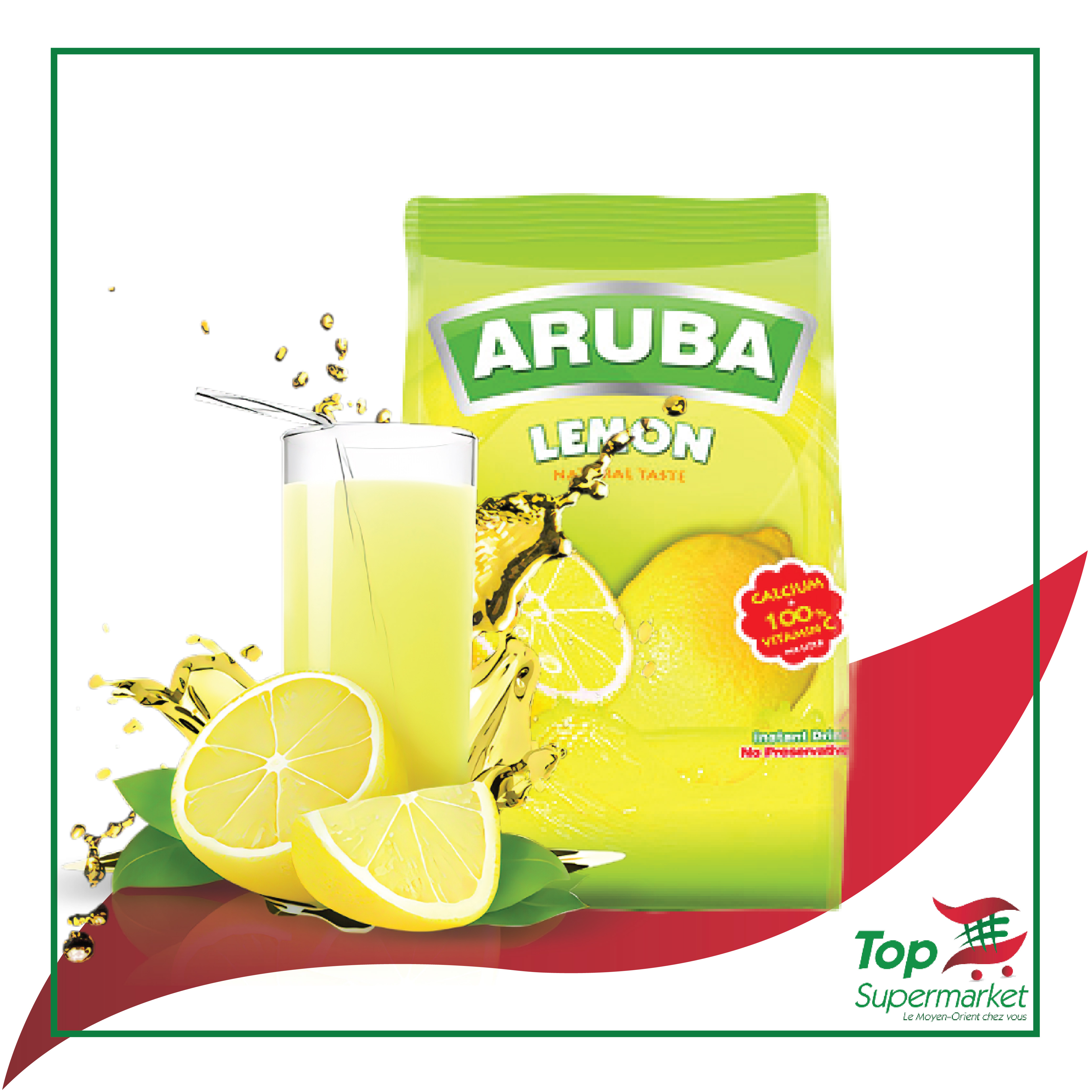 Aruba jus en poudre citron 750gr